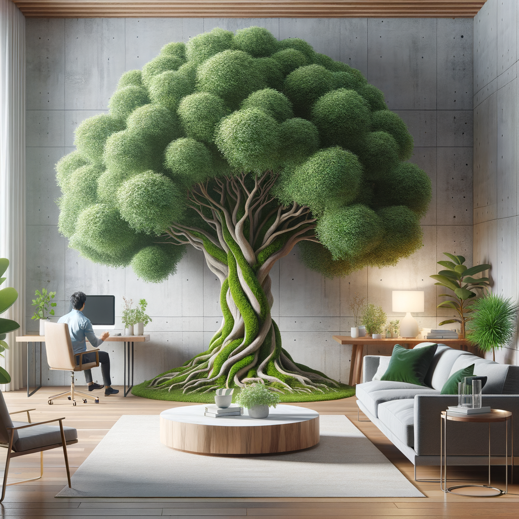 Árbol Preservado como Centro de Atención