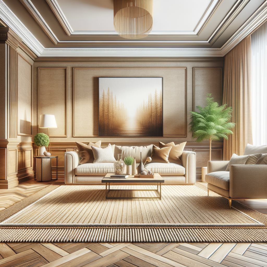 Texturas cercanas de alfombras de yute y sisal