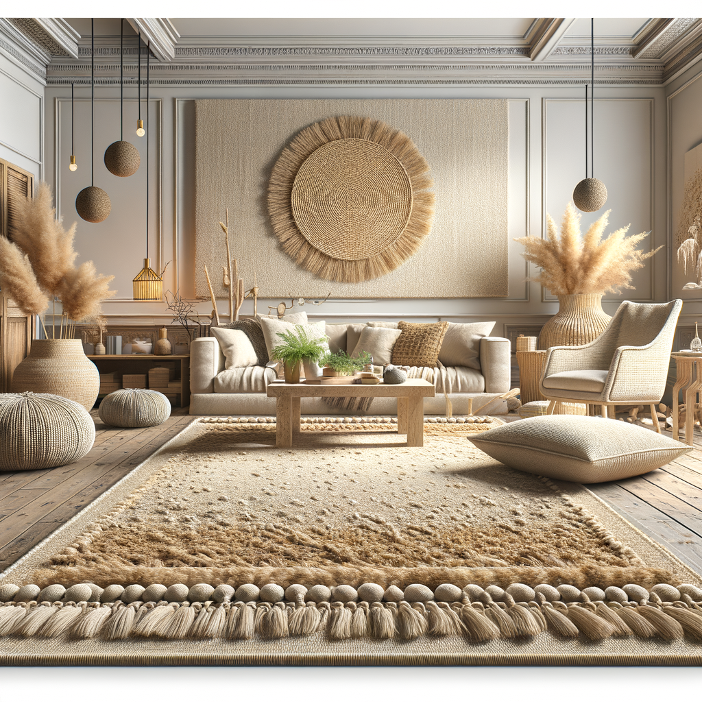 Una comparación visual entre alfombras de yute y sisal